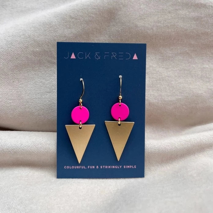 Lola Triangle Earrings (gold)