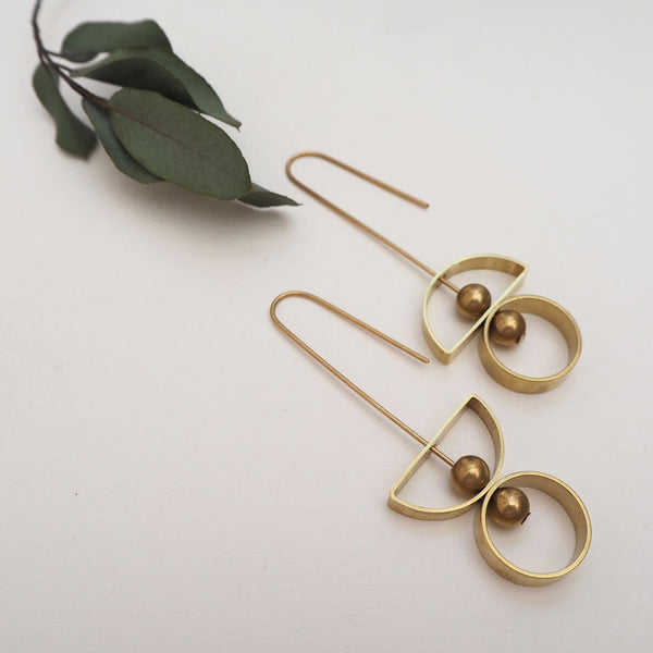 Brass Earrings