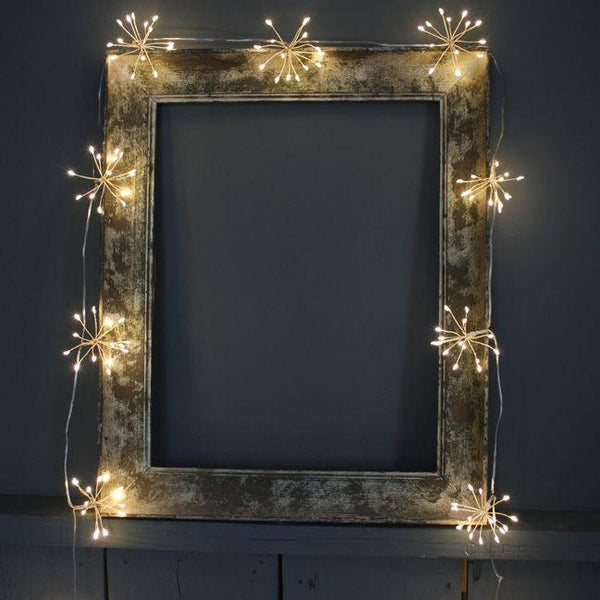 Silver Starburst Lights by Lightstyle London