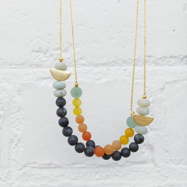 Brass Beaded Necklaces