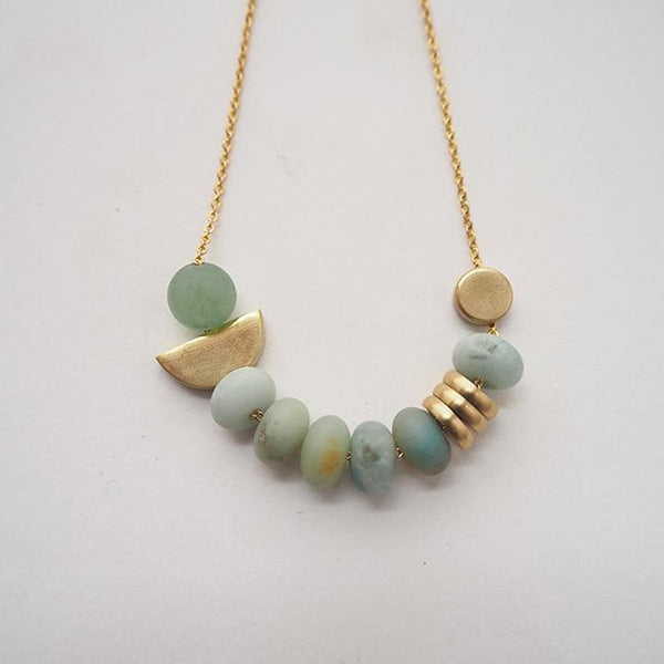 Beaded Necklace By Brass & Bold 